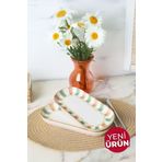 Keramika Bronze Palmiye Noyan Kayık Tabak 26 Cm 2 Adet 22900