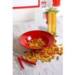 Keramika Delta Kırmızı 26 cm Makarna Tabağı