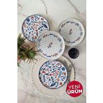 Keramika Dot & Bloom Nordic Pasta Tabağı 22 Cm 4 Adet 22963-64