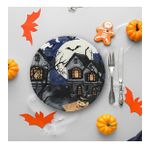 Keramika Halloween Blue Castle Servis Tabağı 26 Cm 19951