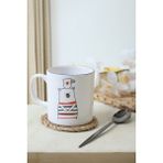 Keramika I Love Coffee Silindir Kupa 10 cm - Renkli