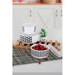 Keramika Keraart Trigon Saklama Kabı 12/14/16 Cm 3 Parça