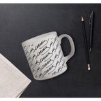Keramika Kupa SILINDIRIK10 cm Mat Beyaz 022 Kemal Ataturk Imza Kupa Sılındırık Platın 10 cm A - 1,4 lt