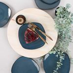Keramika Lapis Pasta Tabağı 22 Cm 6 Adet