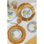 Keramika Lemon Bliss Ege Pasta Tabağı 20 cm 4 Parça 22089-92 - Renkli