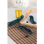 Keramika Luster Yeşil İvory 18 CM 3 Adet Zeytinlik