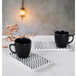 Keramika Mat Renk Doğaltaş 4 Parça Atıştırmalık Set