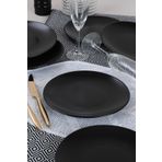 Keramika Mat Siyah Ege Pasta Tabağı 20 Cm 6 Adet