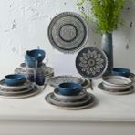 Keramika Mosaic Marvels 24 Parça 6 Kişilik 21619-20-21 Yemek Takımı