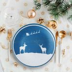 Keramika New Year Geyik Servis Tabağı 26 Cm 21658