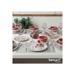 Keramika Nordic Frambuaz 24 Parça 6 Kişilik Yemek Takımı