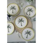Keramika Palmiye Nordic Servis Tabağı 28 cm 6 Adet 22642 - Renkli