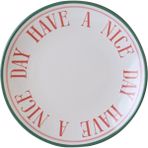 Keramika Pink Motto Pasta Tabak 20 cm 4 Adet