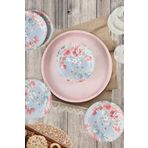 Keramika Rose Blue 13 cm 6 Adet Çerezlik Sosluk