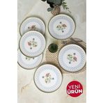 Keramika Rose Line Nordic Servis Tabağı 28 Cm 6 Adet 22911