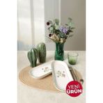 Keramika Rose Line Noyan Kayık Tabak 26 cm 2 Adet 22913