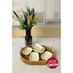 Keramika Sarı Dikdörtgen Çerezlik 11 Cm 6 Adet 103