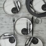 Keramika Shadowy Nordic Pasta Tabağı 22 Cm 6 Adet 21783