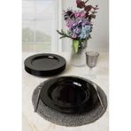 Keramika Siyah Assos Servis Tabağı 28 Cm 6 Adet 650