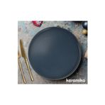 Keramika Stackable Blue Magic Mat Mavi 27 cm Servis Tabağı