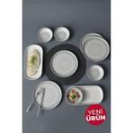 Keramika Stone Kahvaltı Takımı 10 Parça 4 Kişilik 21426-27 - gri