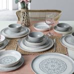 Keramika Stone Nordic 24 Parça 6 Kişilik Yemek Takımı