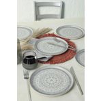 Keramika Stone Pasta Tabağı 22 Cm 6 Adet 21426