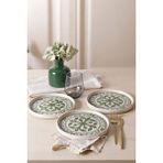 Keramika Timeless Green Stackable Pasta Tabağı 21 cm 4 Adet 21974 - Yeşil