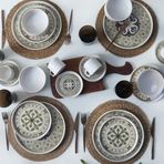 Keramika Timeless Stackable Brown 20 Parça 4 Kişilik Kahvaltı Takımı