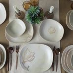 Keramika Vintage Bloom Isabella 24 Parça 6 Kişilik Yemek Takımı