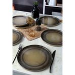 Keramika Vintage Vibe Skackable Servis Tabağı 27 cm 6 Adet 21781 - Renkli