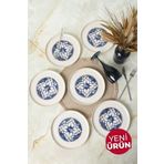 Keramika Wave Flow Nordic Pasta Tabağı 22 Cm 6 Adet 22748