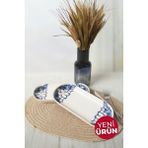 Keramika Wave Flow Noyan Kayık Tabak 26 cm 2 Adet 22747 - Renkli