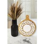 Keramika Worn Gold Peynir Sunum Tabağı 26 Cm 22968