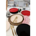 Keramika Yılbaşı Özel Noble Stackable Servis Tabağı 27 Cm 6 Adet