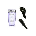 Kerastase Blond Absolu Bain Lumiere Şampuan 250 ml, Siyah Tarak Seti