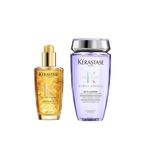 Kerastase Blond Absolu Bain Lumiere Şampuan 250ml + Elixir Ultime L'Huile Originale Saç Bakım Yağı 100ml Set
