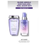 Kerastase Blond Absolu Sarı Saçlara Özel Bakım Seti, Şampuan 250 ml + Gece Serumu 90 ml