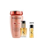Kerastase Discipline Bain Fluidéaliste Şampuan 250ml, Elixir Ultime Saç Bakım Yağı 30ml, Elektriklenme Karşıtı ve Parlaklık Veren Saç Bakım Seti