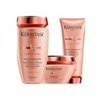 Kerastase Discipline Boyalı Saçlar İçin Şampuan 250 ml, Maske 200 ml, Krem 200 ml Set