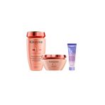 Kerastase Discipline Saç Bakım Seti, Kabaran Saçlar için Düzleştirici, 250 ml Şampuan, 200 ml Maske, Hediye Serum