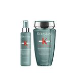 Kerastase Genesis Homme Erkekler İçin Dökülme Karşıtı Şampuan 250 Ml + Şekillendirici Sprey 150 Ml 2'li Saç Bakım Seti