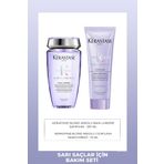 Kerastase Kérastase Blond Absolu Bain Lumiere 250 ml & Sarı Saçlar Için Parlaklık Veren Saç Bakım Kremi 75 ml