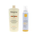 Kerastase Nutritive Bain Magistral Kuru Saç Besleyici Şampuan 1000 Ml+Milk Shake Durulanmayan Bakım Köpük 150 ml