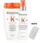 Kerastase Nutritive Saç Bakım Seti - Şampuan & Termik Losyon - Kerastase Nutritive Bain Satin Riche Yoğun Nemlendirici Şampuan 250ml