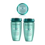 Kerastase Resistance Bain Extentioniste Saç Uzatan Şampuan 250 ml X 2 + Masque Extentioniste Saç Maskesi 75 ml