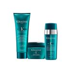 Kerastase Resistance Şampuan 250 ml, Maske 200 ml, Serum 30 ml Set, Aşırı Yıpranmış Saçlar İçin