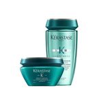 Kerastase Resistance Şampuan ve Maske Seti, 250 ml + 200 ml, Aşırı Yıpranmış Saçlar İçin