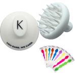 Kerastase Saç Bakım Fırçası Silikon Masaj Tarağı Duş Fırçası + 1 Adet Topuz Tokası