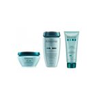 Kerastase Yıpranmış Saçlar İçin 250 ml Şampuan+Kırılma Karşıtı 200 ml Krem+200 ml Bakım Maskesi